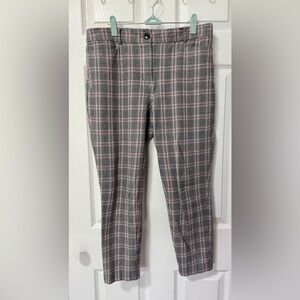 LOFT Curvy Multicolor Patterned Pants